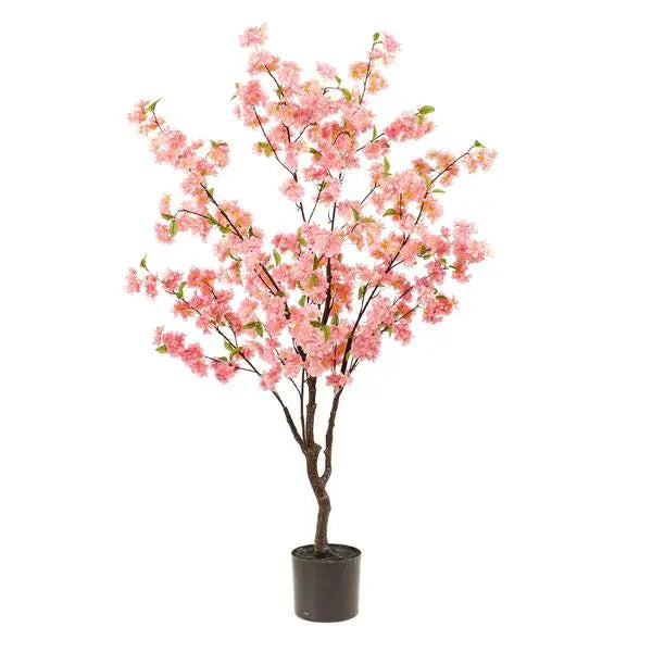 Kunstplant - Prunus - Kersenbloesem - Roze - 135cm  BotanicBridge