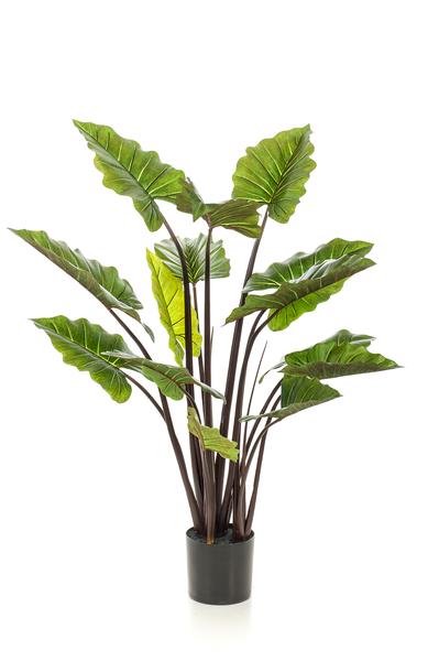 Kunstplant - Colocasia Pink China - Olifantsoor - 130 cm  BotanicBridge