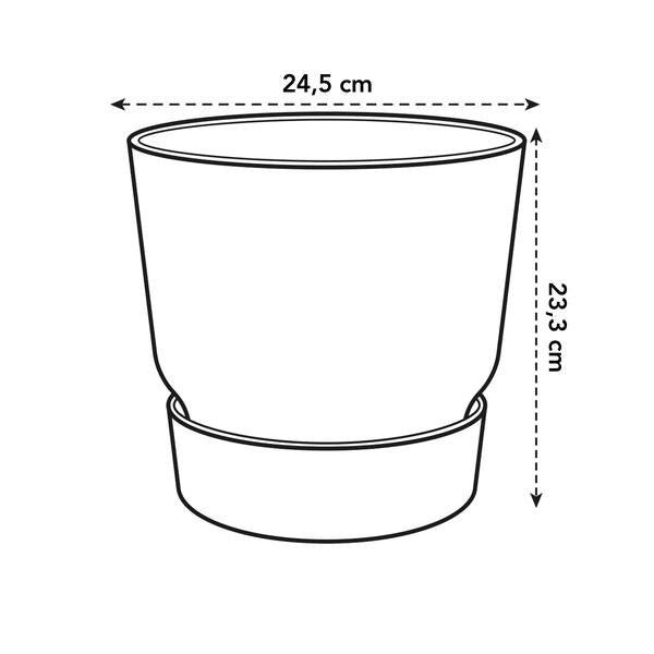 Pot elho Greenville Round groen - D24 x H23  BotanicBridge