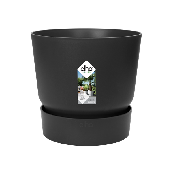 Pot elho Greenville Round zwart - D24 x H23  BotanicBridge