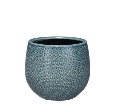 Pot Gabriel rond blauw D14  BotanicBridge