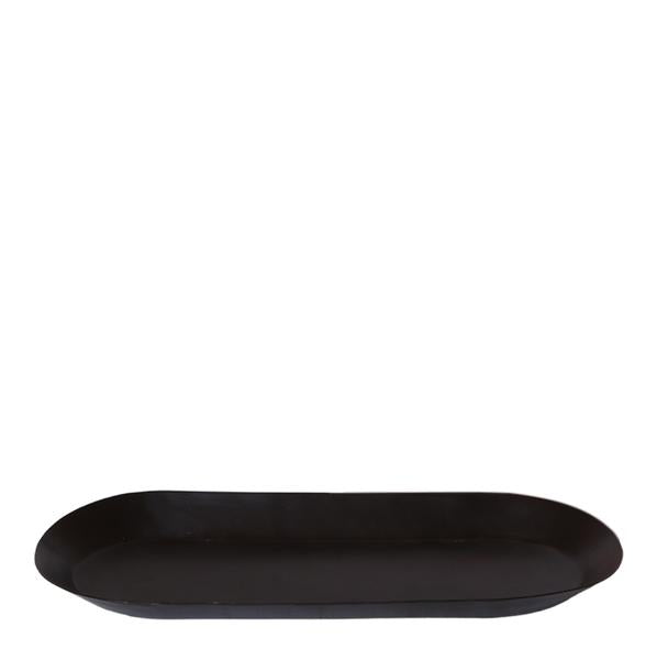 Kolibri Home | Plate oval - Ovale dienblad Ø30cm - Black  BotanicBridge