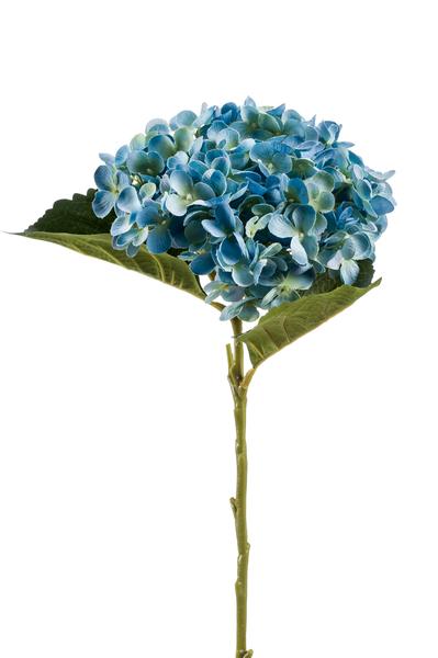 Kunstbloemen Solo - Blue - Hydrangea Flower - x 8 - 52 cm  BotanicBridge