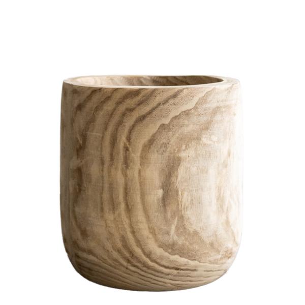 Pot - Hout lichtbruin - Pia pot - XL - H42 W40  BotanicBridge