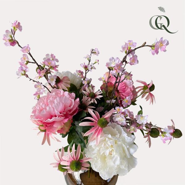 Kunstbloemen - Boeket L - Pink Summer - 80cm  BotanicBridge