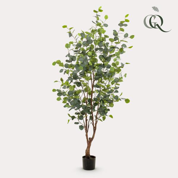 Kunstplant - Eucalyptus - Blauwe Gomboom  - 140 cm  BotanicBridge