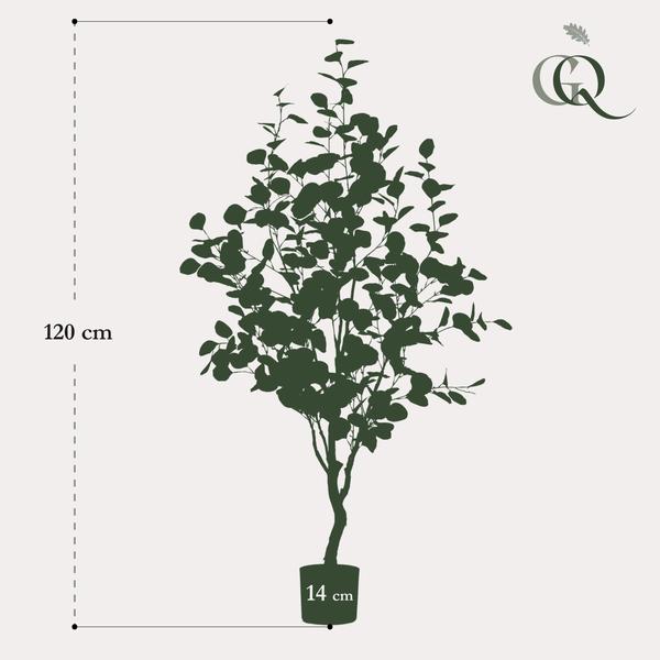 Kunstplant - Eucalyptus - Blauwe Gomboom  - 120 cm  BotanicBridge