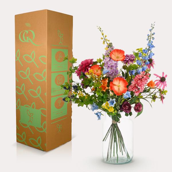 Kunstbloemen - Boeket XL -  Electric Love - 90cm  BotanicBridge