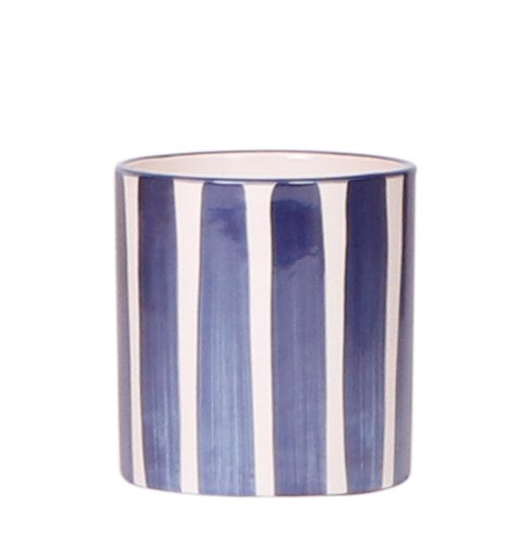 Kolibri Home | Painted stripe  - Blue - Ø9cm  BotanicBridge