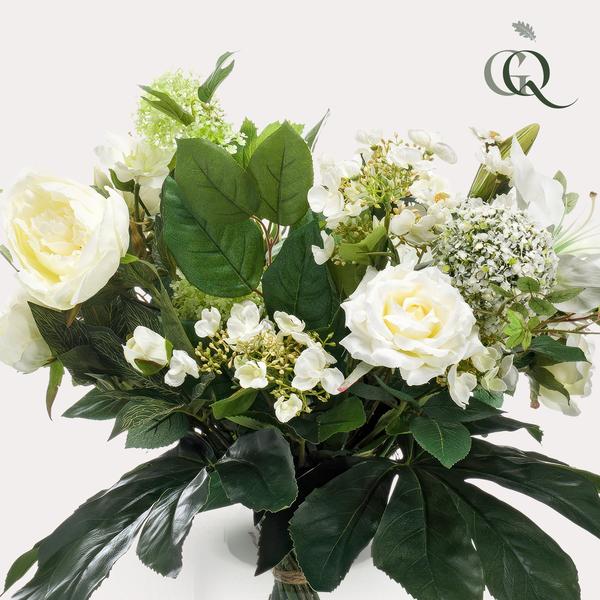 Kunstbloemen - Boeket- M - White Dream - 60 cm  BotanicBridge