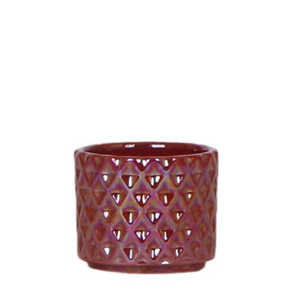 Kolibri Home | Diamond pearl sierpot - Red - Ø6cm  BotanicBridge