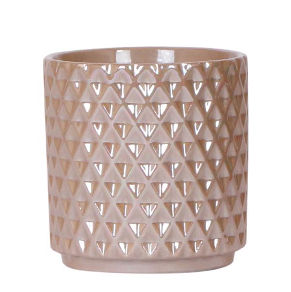 Kolibri Home | Diamond pearl sierpot - Sand - Ø9cm  BotanicBridge