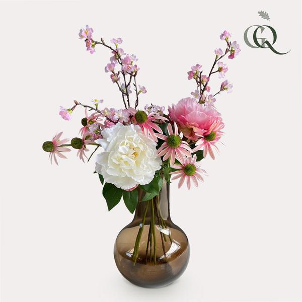 Kunstbloemen - Boeket L - Pink Summer - 80cm  BotanicBridge