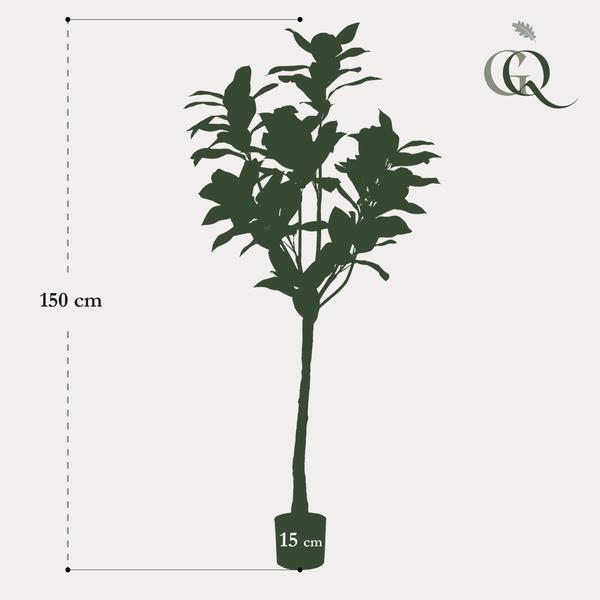 Kunstplant - Magnolia Grandiflora  - 150 cm  BotanicBridge