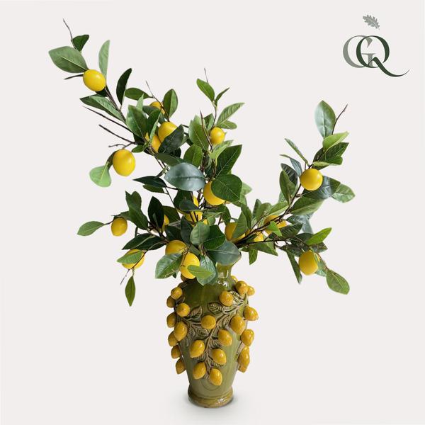 Kunstbloemen - Boeket L - Lemon Glow - 80cm  BotanicBridge